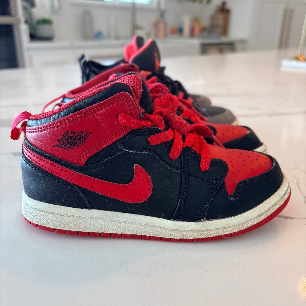 3 Pairs of Nike Kids' Air Jordan 1 Mid High-Top Sneakers - PRE-LOVED